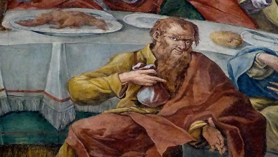 Judas mit dem "Blutgeld"