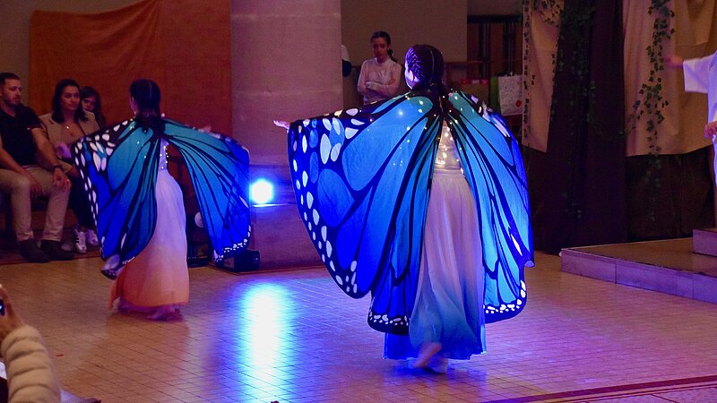 Une scène du spectacle Laudato si' lors de la représentation du 1er juin 2024 à Mersch.